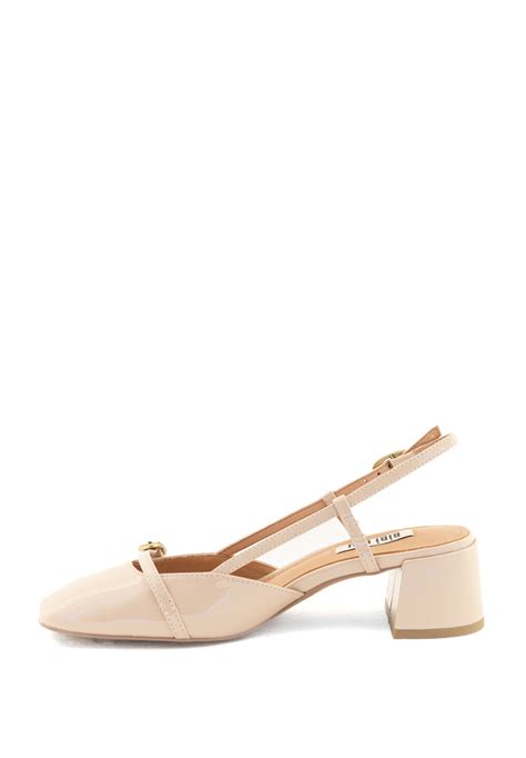 Scarpa con tacco in vernice nude Bibi Lou – Peccati di Stile